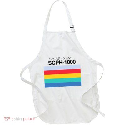 Obsolete Sony Scph 1000 Full-Length Apron With Pockets
