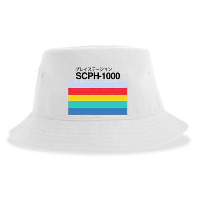 Obsolete Sony Scph 1000 Sustainable Bucket Hat