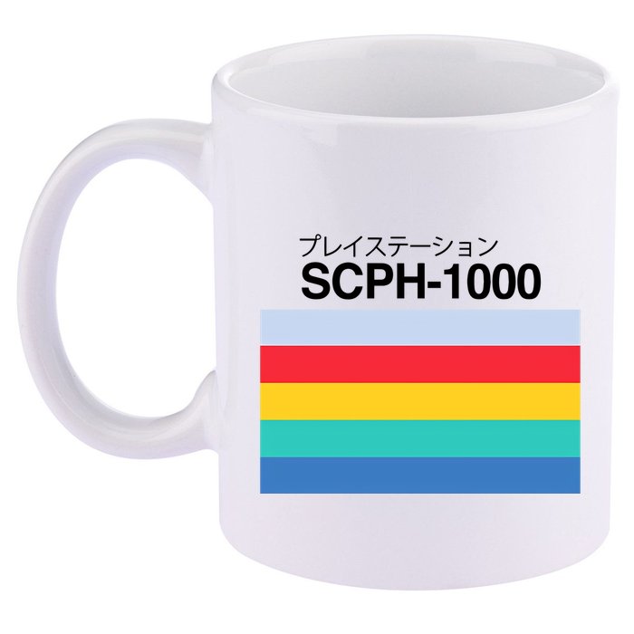 Obsolete Sony Scph 1000 11oz C Handle Ceramic Mug