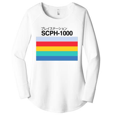 Obsolete Sony Scph 1000 Women's Perfect Tri Tunic Long Sleeve Shirt