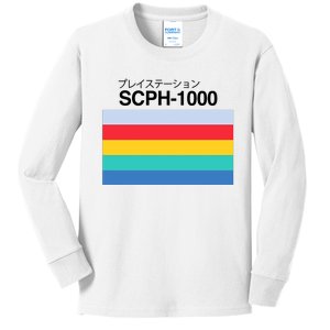 Obsolete Sony Scph 1000 Kids Long Sleeve Shirt