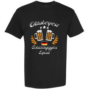 Oktoberfest Schitzengiggle Squad Bavarian Festival Garment-Dyed Heavyweight T-Shirt