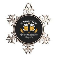 Oktoberfest Schitzengiggles Squad German Bavarian Metallic Star Ornament