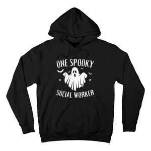 One Spooky Social Worker Ghost Halloween Hoodie