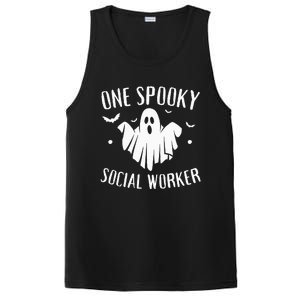 One Spooky Social Worker Ghost Halloween PosiCharge Competitor Tank