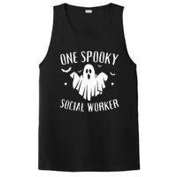 One Spooky Social Worker Ghost Halloween PosiCharge Competitor Tank