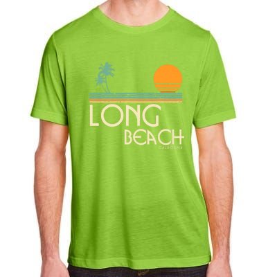 Oc Surf Style Vintage Long Beach California Adult ChromaSoft Performance T-Shirt