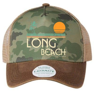 Oc Surf Style Vintage Long Beach California Legacy Tie Dye Trucker Hat