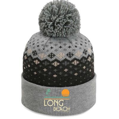 Oc Surf Style Vintage Long Beach California The Baniff Cuffed Pom Beanie