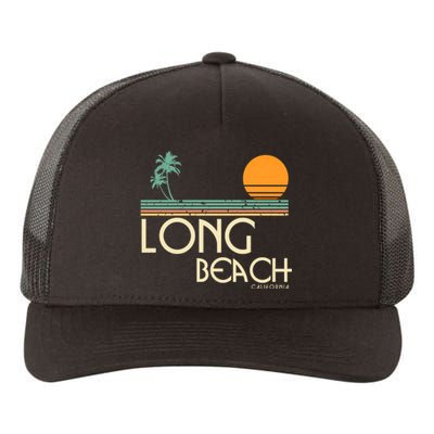 Oc Surf Style Vintage Long Beach California Yupoong Adult 5-Panel Trucker Hat