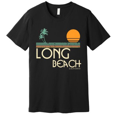 Oc Surf Style Vintage Long Beach California Premium T-Shirt