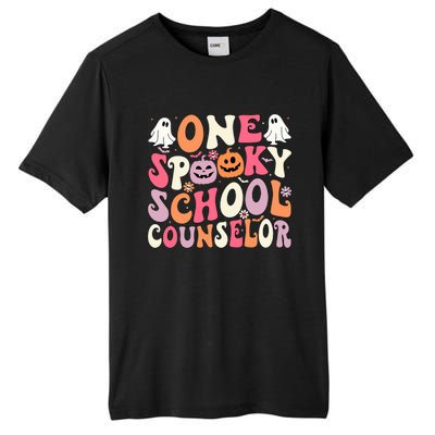 One Spooky School Counselor Halloween Teacher Counseling Tall Fusion ChromaSoft Performance T-Shirt