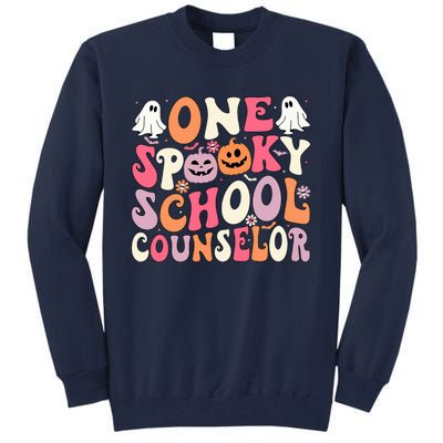 One Spooky School Counselor Halloween Teacher Counseling Tall Sweatshirt