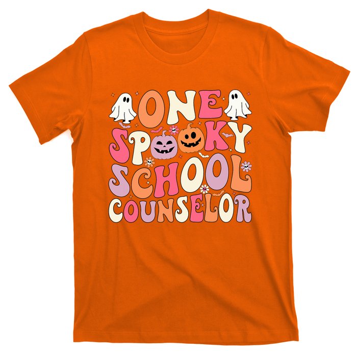 One Spooky School Counselor Halloween Teacher Counseling T-Shirt