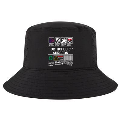 Orthopedic Surgeon Skills Problem Solving Wine Coffee Lover Cool Gift Cool Comfort Performance Bucket Hat