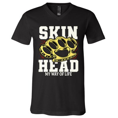 Oioioi Skinheads Skinheads Outfit V-Neck T-Shirt