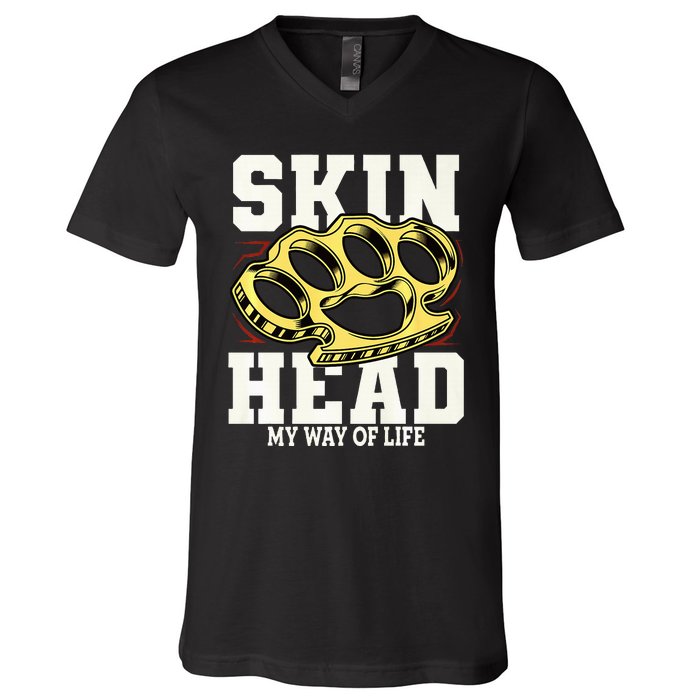 Oioioi Skinheads Skinheads Outfit V-Neck T-Shirt