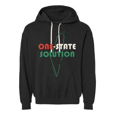 One State Solution Garment-Dyed Fleece Hoodie