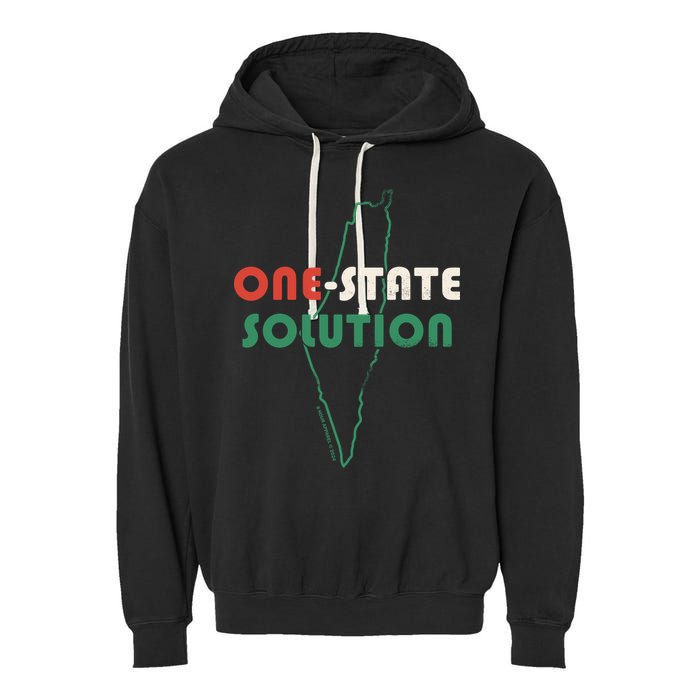 One State Solution Garment-Dyed Fleece Hoodie