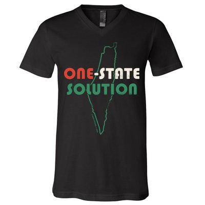 One State Solution V-Neck T-Shirt