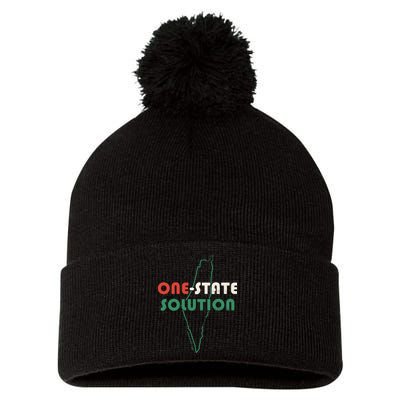 One State Solution Pom Pom 12in Knit Beanie
