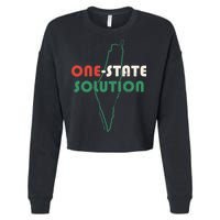 One State Solution Cropped Pullover Crew