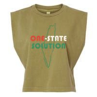 One State Solution Garment-Dyed Women's Muscle Tee