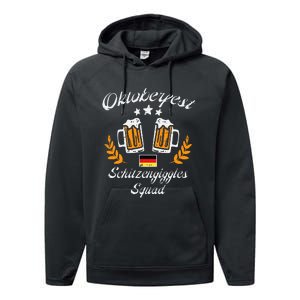 Oktoberfest Schitzengiggle Squad Bavarian Festival Performance Fleece Hoodie