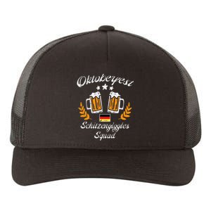 Oktoberfest Schitzengiggle Squad Bavarian Festival Yupoong Adult 5-Panel Trucker Hat