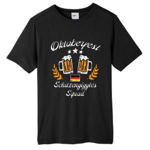 Oktoberfest Schitzengiggle Squad Bavarian Festival Tall Fusion ChromaSoft Performance T-Shirt