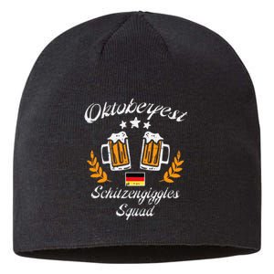 Oktoberfest Schitzengiggle Squad Bavarian Festival Sustainable Beanie