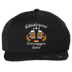 Oktoberfest Schitzengiggle Squad Bavarian Festival Wool Snapback Cap