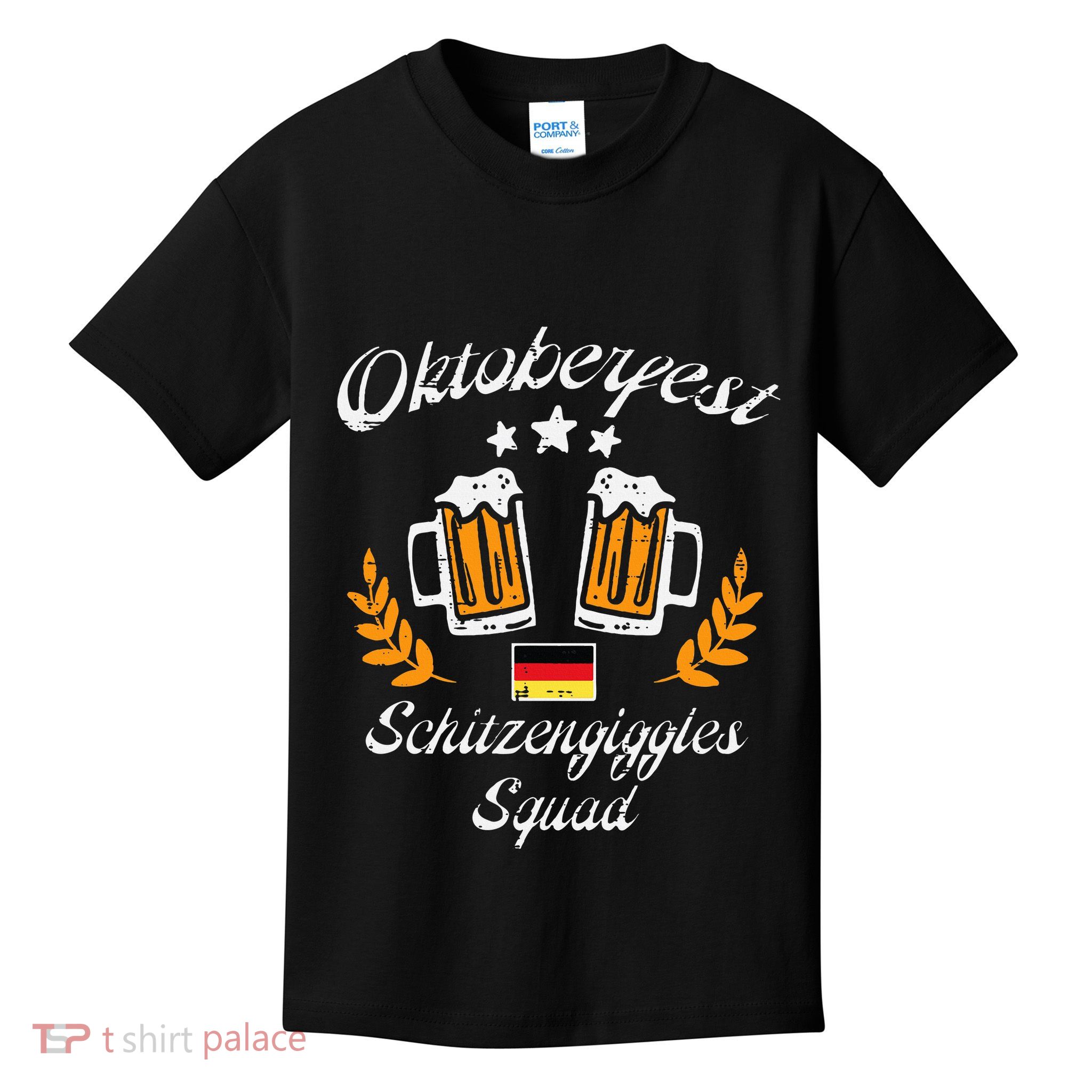 Oktoberfest Schitzengiggle Squad Bavarian Festival Kids T-Shirt