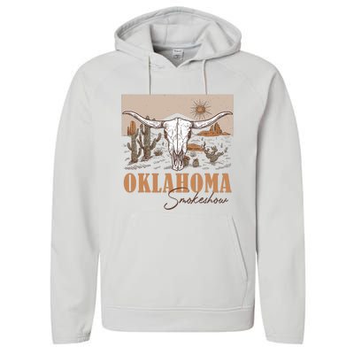 Oklahoma Smoke Show | Oklahoma Smokeshow Western Country Performance Fleece Hoodie