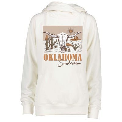 Oklahoma Smoke Show | Oklahoma Smokeshow Western Country Womens Funnel Neck Pullover Hood