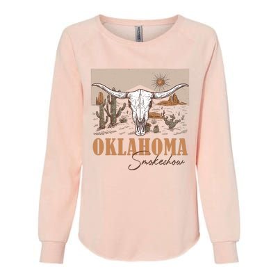 Oklahoma Smoke Show | Oklahoma Smokeshow Western Country Womens California Wash Sweatshirt