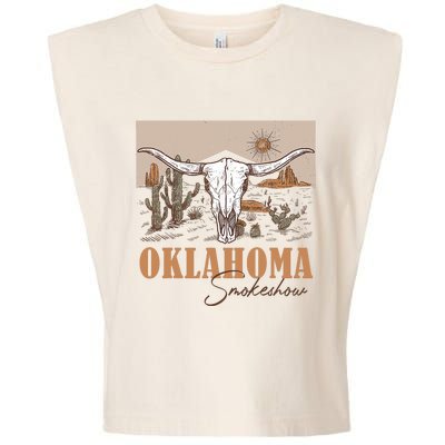 Oklahoma Smoke Show | Oklahoma Smokeshow Western Country Garment-Dyed Women's Muscle Tee