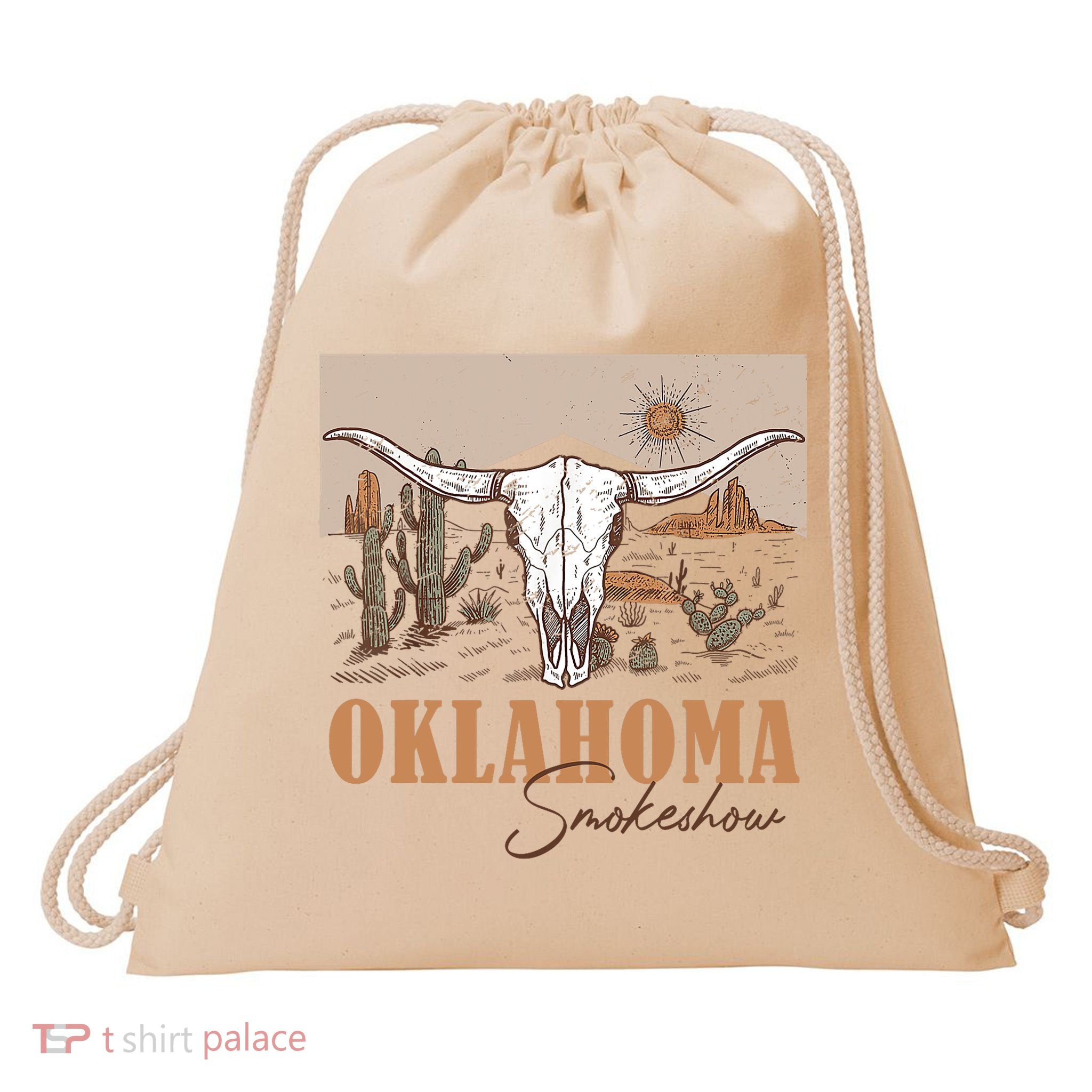 Oklahoma Smoke Show | Oklahoma Smokeshow Western Country Drawstring Bag