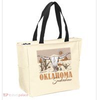 Oklahoma Smoke Show | Oklahoma Smokeshow Western Country Zip Tote Bag