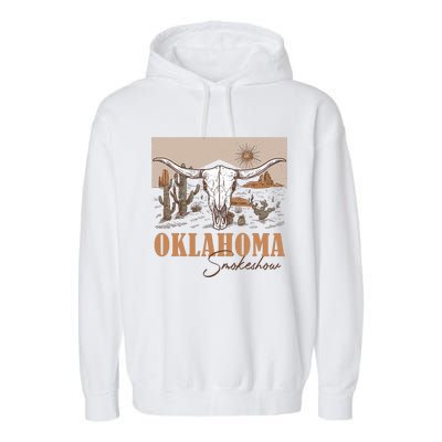 Oklahoma Smoke Show | Oklahoma Smokeshow Western Country Garment-Dyed Fleece Hoodie