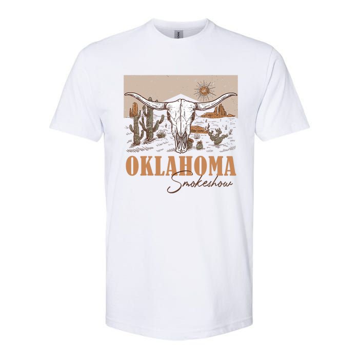 Oklahoma Smoke Show | Oklahoma Smokeshow Western Country Softstyle CVC T-Shirt