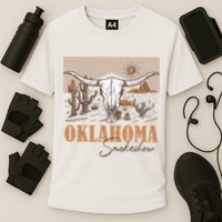 Oklahoma Smoke Show | Oklahoma Smokeshow Western Country Cooling Performance Crew T-Shirt