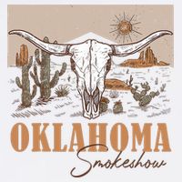 Oklahoma Smoke Show | Oklahoma Smokeshow Western Country Cooling Performance Crew T-Shirt