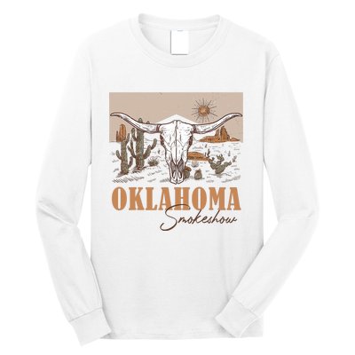 Oklahoma Smoke Show | Oklahoma Smokeshow Western Country Long Sleeve Shirt