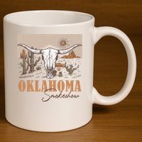 Oklahoma Smoke Show | Oklahoma Smokeshow Western Country 11oz C Handle Ceramic Mug