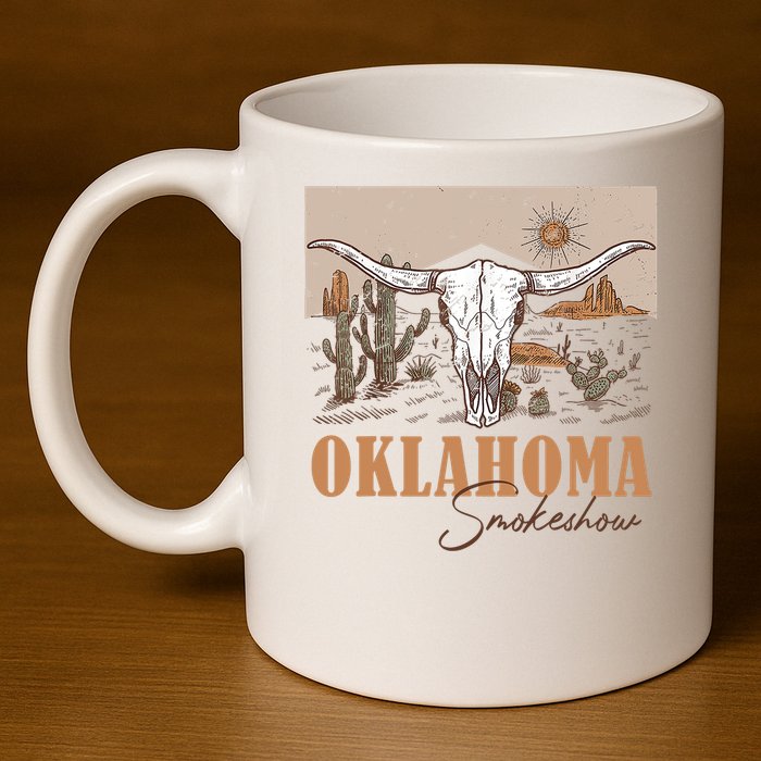 Oklahoma Smoke Show | Oklahoma Smokeshow Western Country 11oz C Handle Ceramic Mug