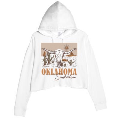 Oklahoma Smoke Show | Oklahoma Smokeshow Western Country Crop Fleece Hoodie