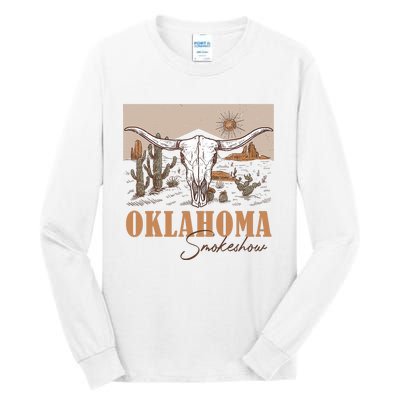 Oklahoma Smoke Show | Oklahoma Smokeshow Western Country Tall Long Sleeve T-Shirt