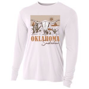 Oklahoma Smoke Show | Oklahoma Smokeshow Western Country Cooling Performance Long Sleeve Crew