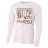 Oklahoma Smoke Show | Oklahoma Smokeshow Western Country Cooling Performance Long Sleeve Crew